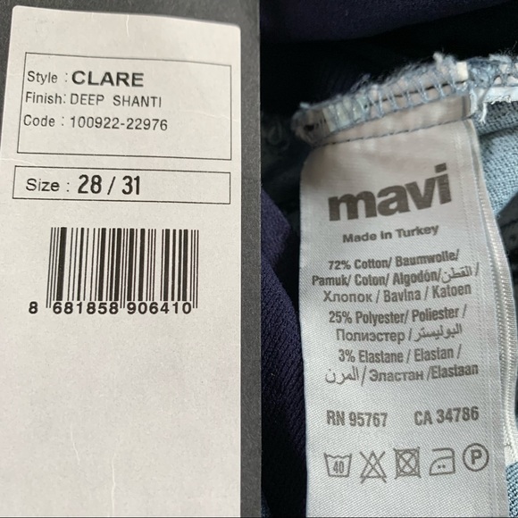 NEW Mavi Clare Straight Leg Maternity Jeans 28 - Picture 4 of 7